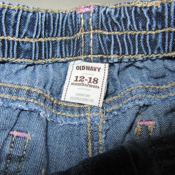 Baby Girl jeans 12- 18 Months Old Navy - Picture 6 of 6